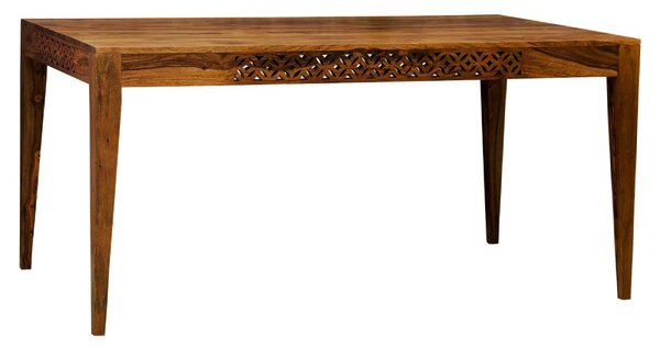 Massive home | Jídelní stůl 120x90 z masivního palisandrového dřeva Massive Home Rosie MIRA-120 Světle medová