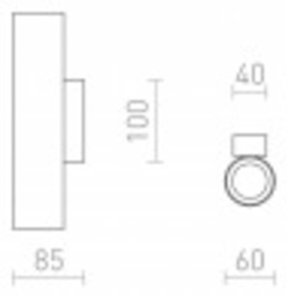 RED - DESIGN RENDL RENDL LUKE nástěnné svítidlo bílá 230V GU10 2x7W R14312