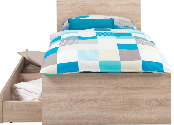 POSTEL, 90/200 cm Sonoma dub Carryhome