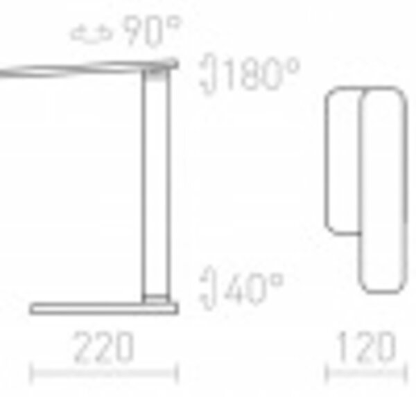 RED - DESIGN RENDL RENDL MAREK DIMM stolní lampa černá 230V LED 6W 3000K/4000K/6500K R14297