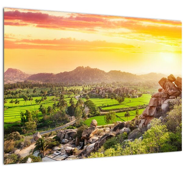 Obraz Hampi údolí v Indii (70x50 cm)