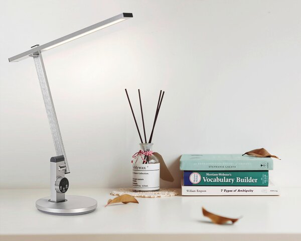 LED LAMPA NA PSACÍ STŮL, otočný stmívač, 19/65/45,2 cm Novel - Kancelářské lampy