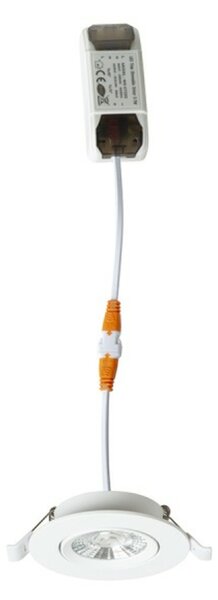 RED - DESIGN RENDL RENDL NEFRIT DIMM zápustné svítidlo bílá 230V LED 6W 36° 3000K R14234