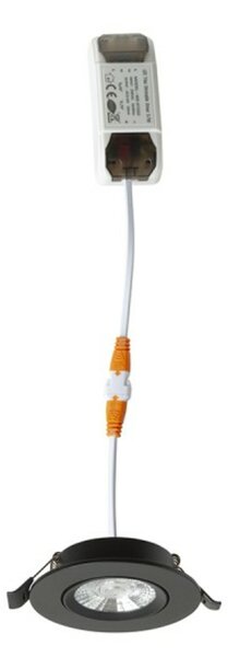 RED - DESIGN RENDL RENDL NEFRIT DIMM zápustné svítidlo černá 230V LED 6W 36° 3000K R14235