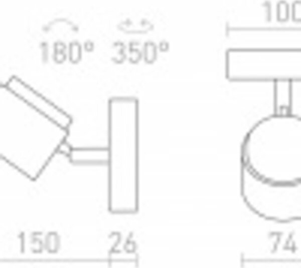 RED - DESIGN RENDL RENDL NOVA I nástěnné svítidlo bílá chrom/mléčný akryl 230V LED 4.2W 3000K R14272