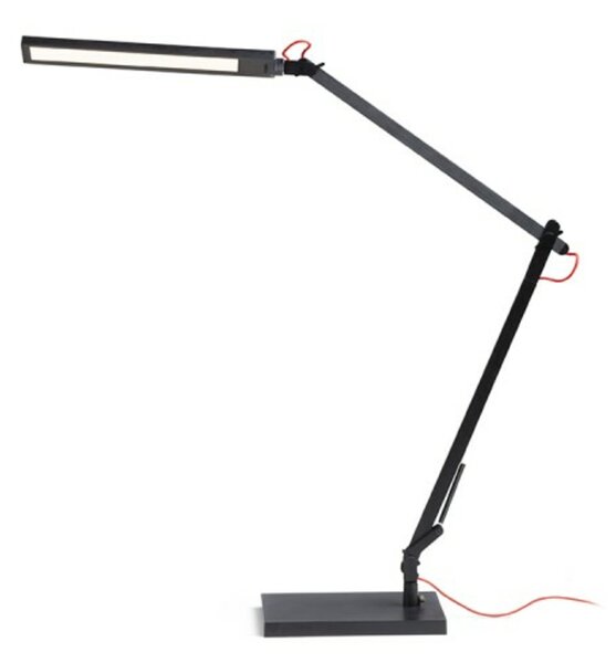 RED - DESIGN RENDL RENDL NORMA DIMM stolní lampa černá/červená 230V LED 10W 100° 3000K/4000K/6500K R14293