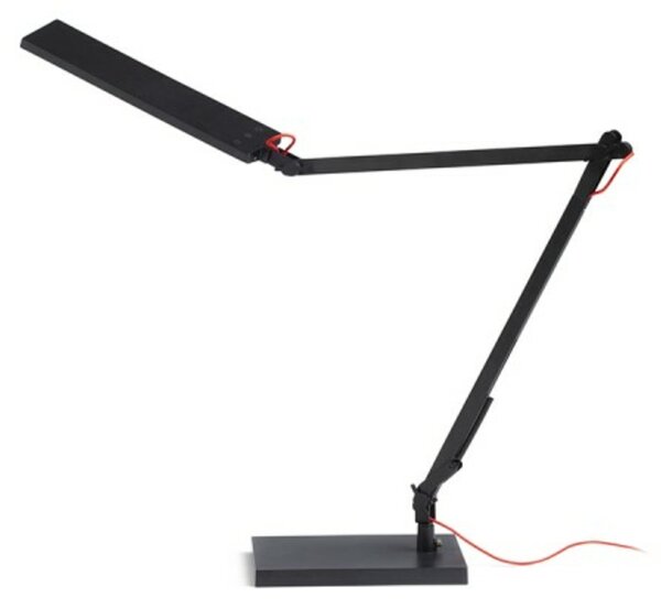 RED - DESIGN RENDL RENDL NORMA DIMM stolní lampa černá/červená 230V LED 10W 100° 3000K/4000K/6500K R14293