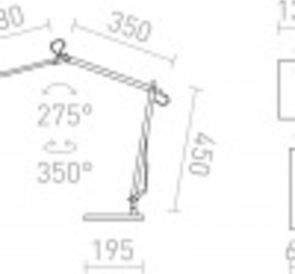 RED - DESIGN RENDL RENDL NORMA DIMM stolní lampa černá/červená 230V LED 10W 100° 3000K/4000K/6500K R14293