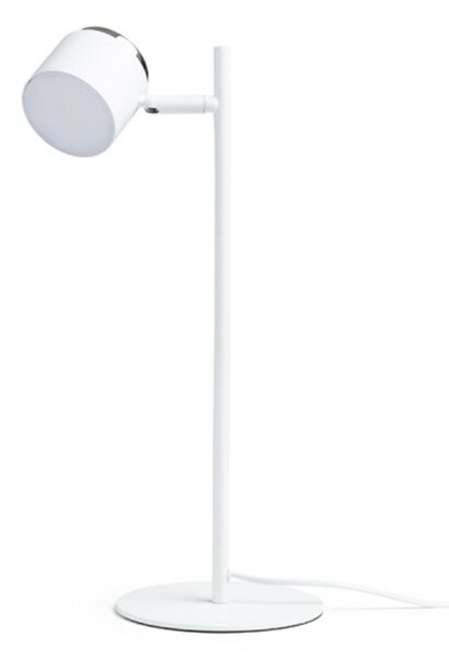 RED - DESIGN RENDL RENDL NOVA stolní lampa bílá chrom/mléčný akryl 230V LED 4.2W 3000K R14274
