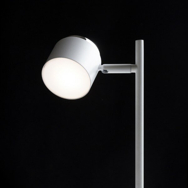 RED - DESIGN RENDL RENDL NOVA stolní lampa bílá chrom/mléčný akryl 230V LED 4.2W 3000K R14274