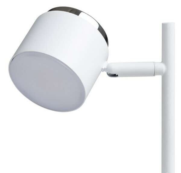 RED - DESIGN RENDL RENDL NOVA stolní lampa bílá chrom/mléčný akryl 230V LED 4.2W 3000K R14274
