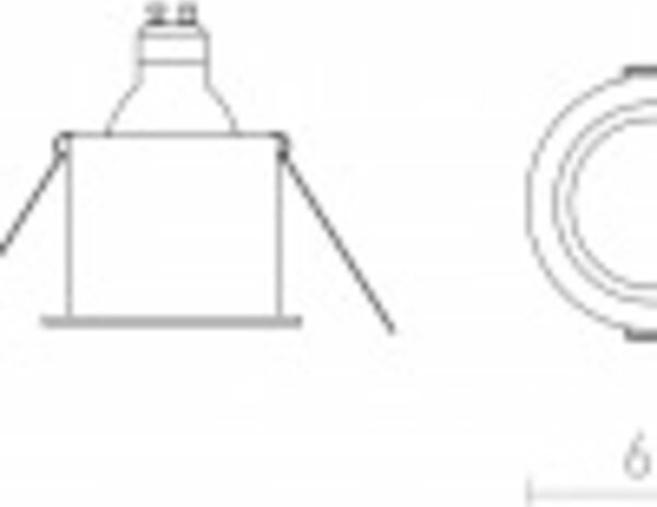 RED - DESIGN RENDL RENDL ORCO zápustné svítidlo černá/zlatá 230V GU10 9W R14259