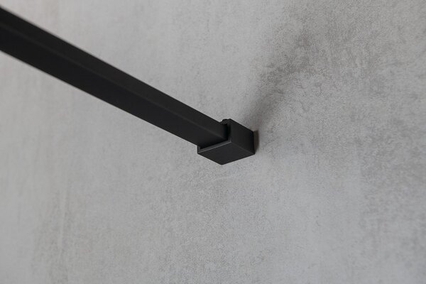 Gelco Gelco, VARIO BLACK jednodílná sprchová zástěna do prostoru, sklo nordic, 700 mm, GX1570-02