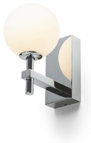 RED - DESIGN RENDL RENDL PEGGY nástěnné svítidlo chrom/opálové sklo 230V G9 6W IP44 R14388