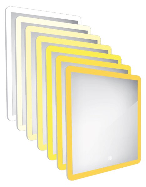 Nimco Koupelnové podsvícené LED zrcadlo ZP 13002V, 60 x 80 cm, IP44