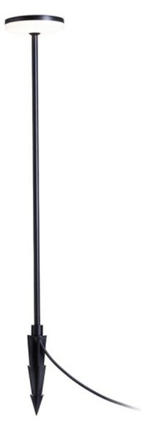 RED - DESIGN RENDL RENDL SEMPLICE 80 stojanová lampa / na bodci černá matný akryl 230V LED 12W IP54 3000K R14195