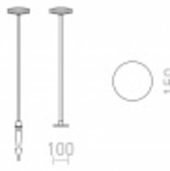 RED - DESIGN RENDL RENDL SEMPLICE 80 stojanová lampa / na bodci černá matný akryl 230V LED 12W IP54 3000K R14195