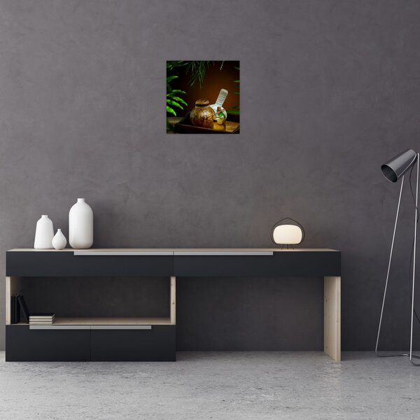 Obraz spa věcí (30x30 cm)