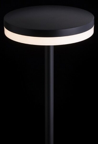 RED - DESIGN RENDL RENDL SEMPLICE 80 stojanová lampa / na bodci černá matný akryl 230V LED 12W IP54 3000K R14195