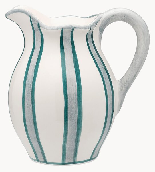 Ručně malovaný džbánek Powder Striped, 1,5 l