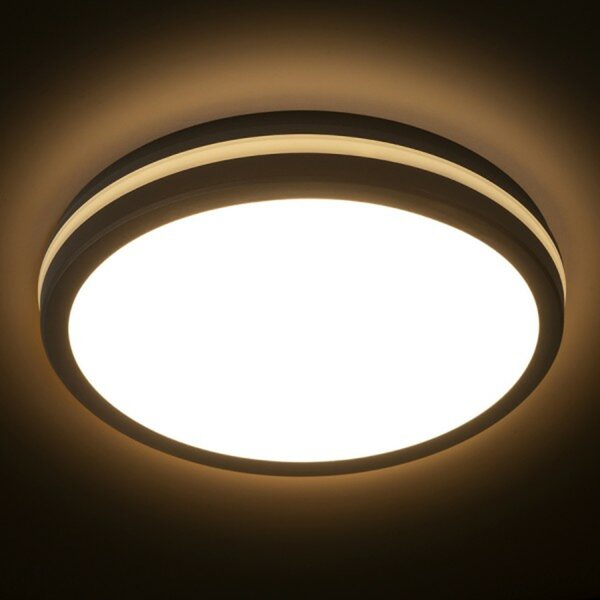 RED - DESIGN RENDL RENDL SONO 40 přisazené svítidlo černá plast 230V LED 40W IP65 3000K/4000K/6000K R14300