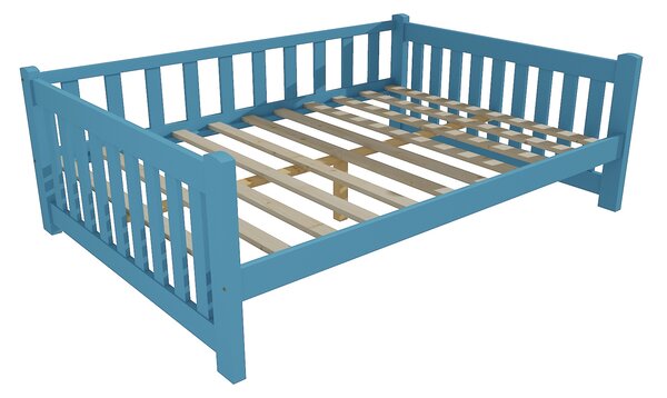 Vomaks Dětská postel DP 035 XL Rozměr: 120 x 200 cm, Povrchová úprava: netransparentní barva modrá