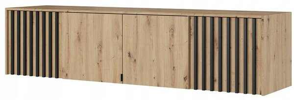 Šatní skříň NELLY 4D bez zrcadla + nástavec | 206 cm | artisan