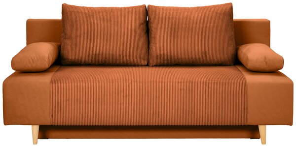 ROZKLÁDACÍ POHOVKA, textil, rezavá Carryhome - Rozkládací pohovky, Online Only