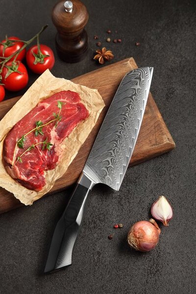 Santoku nůž XinZuo Feng B32 7.3"