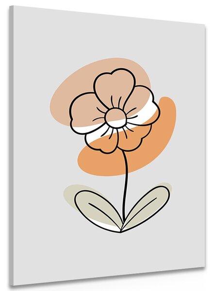 Obraz minimalistický květ No4