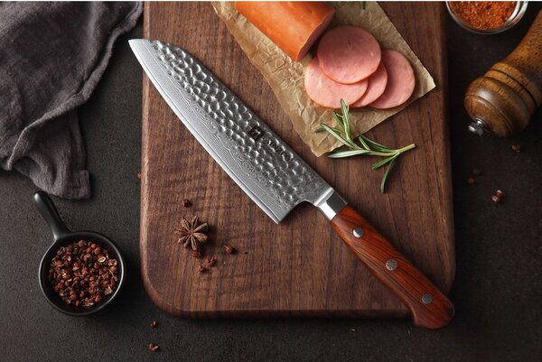 Santoku nůž XinZuo Yun B9H 7"