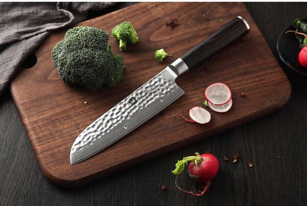 Santoku nůž XinZuo He B1H 7"