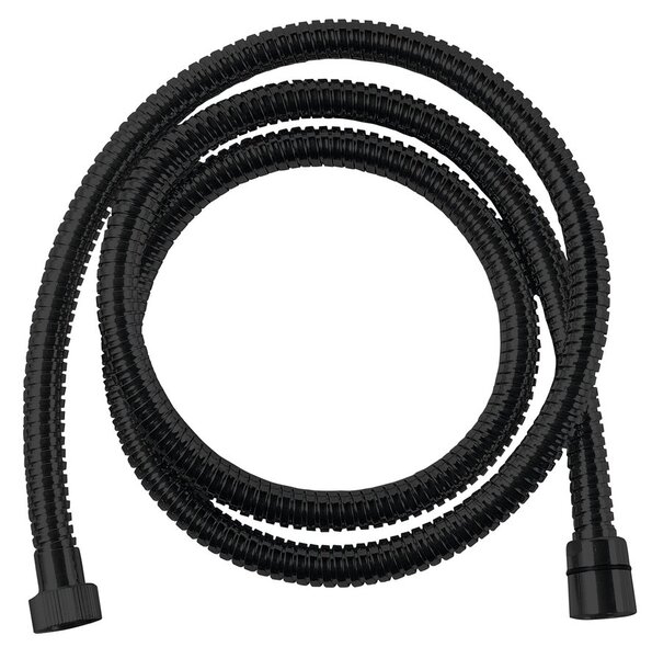 Sapho Sapho, POWERFLEX metal shower hose, 150cm, černá mat, FLEX150B