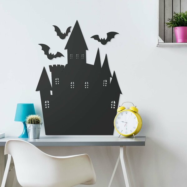 DUBLEZ | Halloweenská výzdoba na zeď - Strašidelný hrad