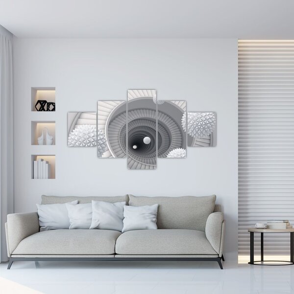 Obraz 3D abstrakce (125x70 cm)