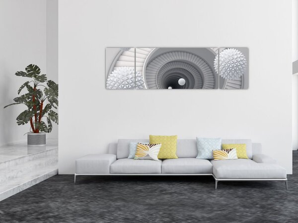 Obraz 3D abstrakce (170x50 cm)