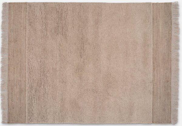 Linie Design Vlněný koberec Ethos View Beige, béžový Rozměr: 140x200 cm