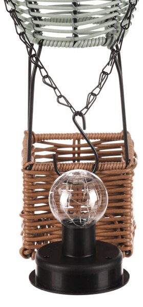 Solární lucerna balón s LED osvětlením PLA113 GRN-S