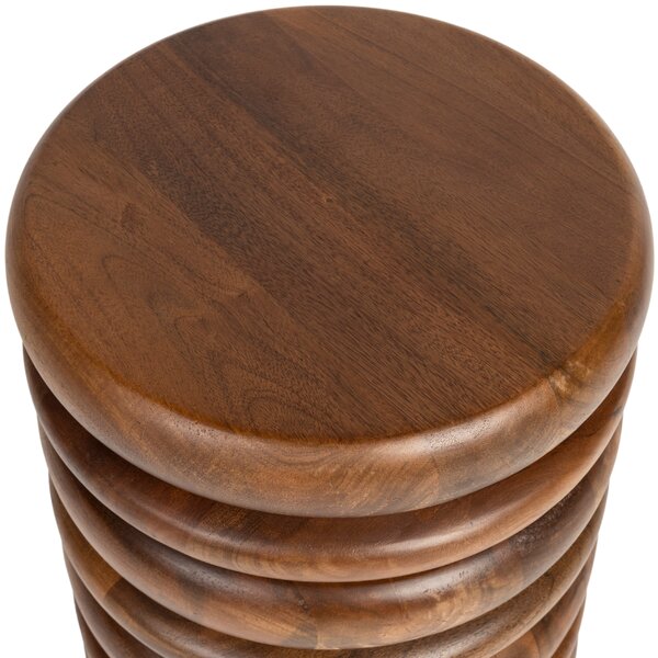 Dřevěný odkládací stolek ZUIVER DISC 35 cm