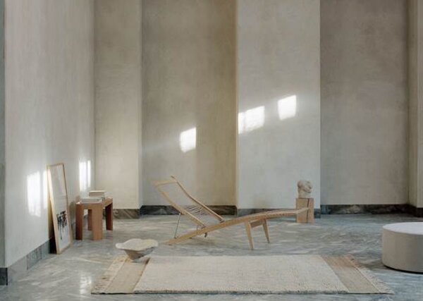 Linie Design Vlněný koberec Ethos View Beige, béžový Rozměr: 140x200 cm