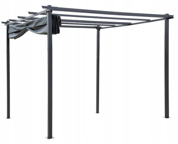 Zahradní pergola PERGO antracitová 300x400 cm