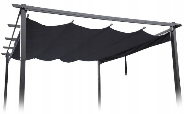 Zahradní pergola PERGO antracitová 300x400 cm