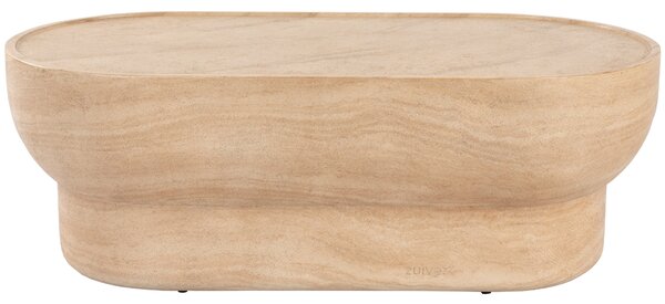 Béžový mramorový konferenční stolek ZUIVER NOBLE 50 x 100 cm