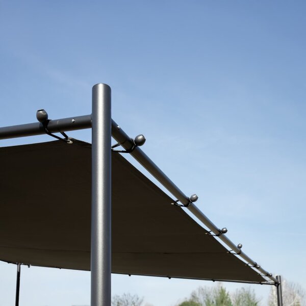 Zahradní pergola NOVA antracitová 300x300 cm