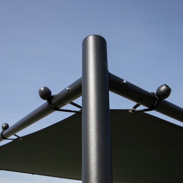 Zahradní pergola NOVA antracitová 300x300 cm