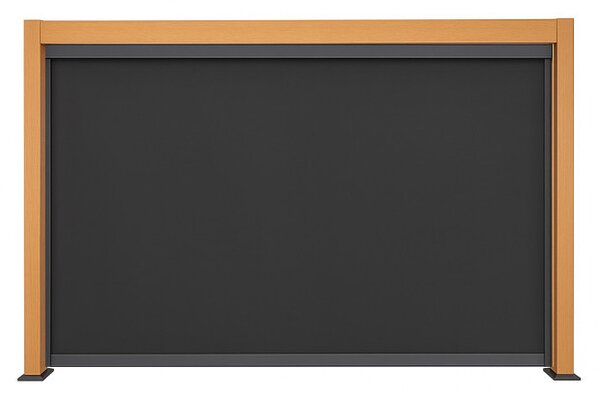 Zahradní pergola s LED osvětlením LUXORA hnědá/antracitová 300x400 cm