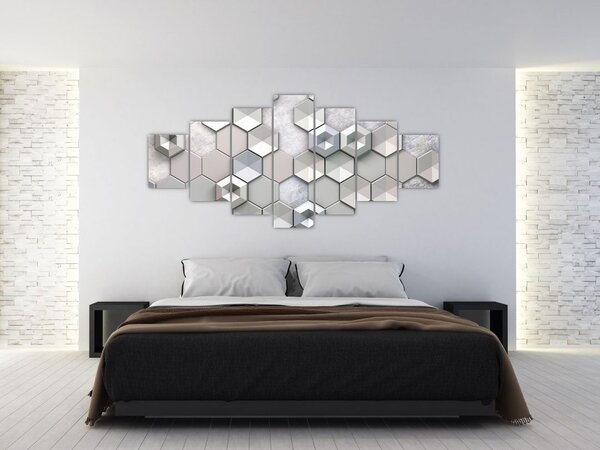 Obraz 3D abstrakce (210x100 cm)