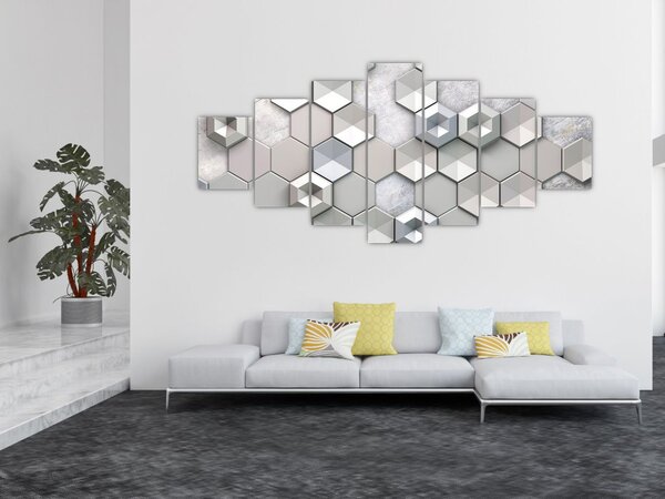 Obraz 3D abstrakce (210x100 cm)