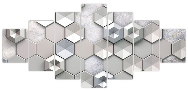 Obraz 3D abstrakce (210x100 cm)