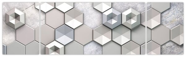 Obraz 3D abstrakce (170x50 cm)